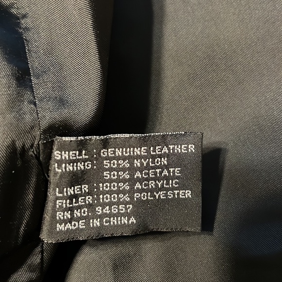 Mercia Italy Lamb Jacket. Black. NWOT. SIZE M - Picture 10 of 10